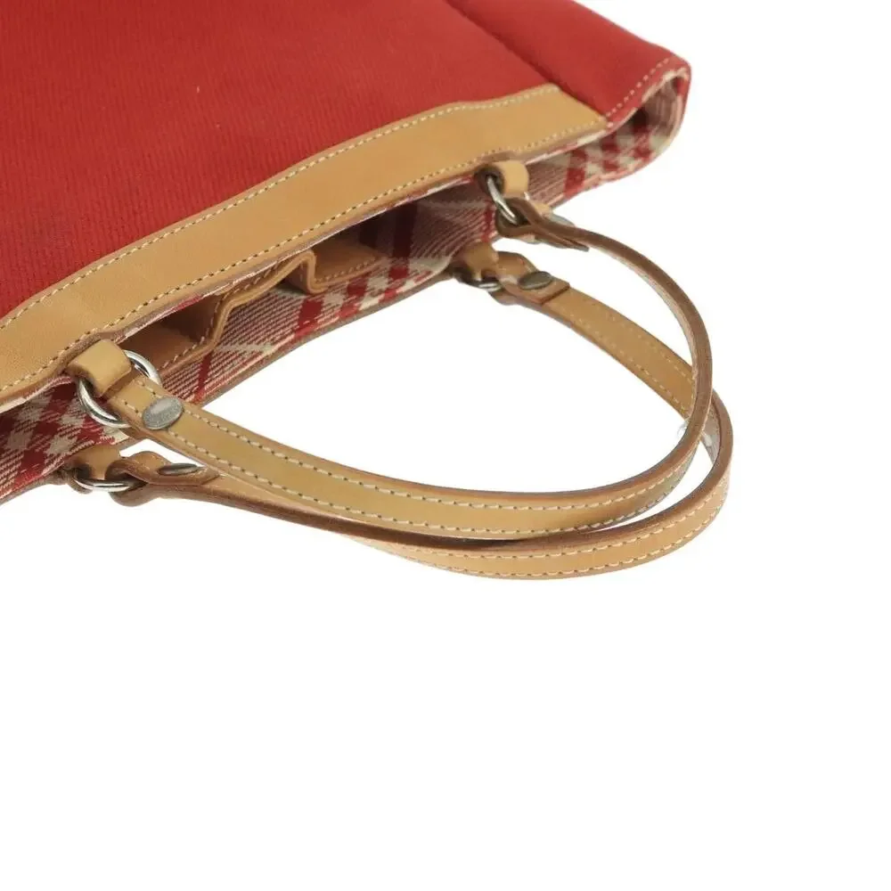Burberry Blue Label Tote Bag Red